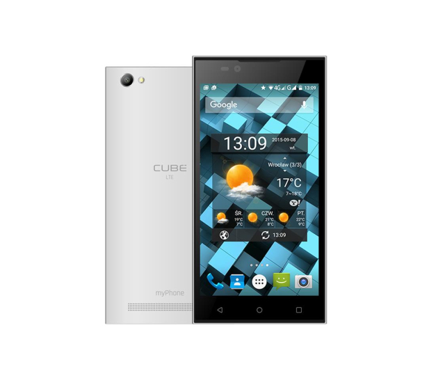 myPhone CUBE LTE Dual SIM biały - 265691 - zdjęcie